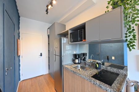 Studio para alugar com 27m², 1 quarto e sem vaga Studio para alugar com 27m², 1 quarto e sem vagaCozinha