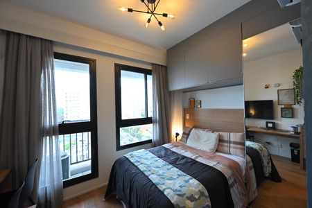 Studio para alugar com 27m², 1 quarto e sem vaga Studio para alugar com 27m², 1 quarto e sem vagaSala/quarto