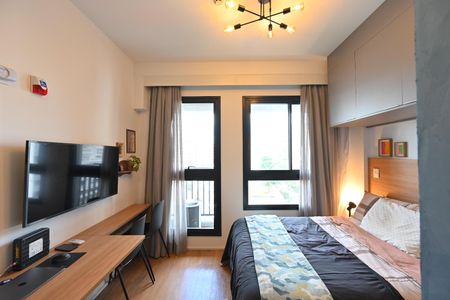 Studio para alugar com 27m², 1 quarto e sem vaga Studio para alugar com 27m², 1 quarto e sem vagaSala/quarto