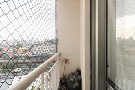 Varanda  de apartamento para alugar com 2 quartos, 54m² em Vila Guilhermina, São Paulo