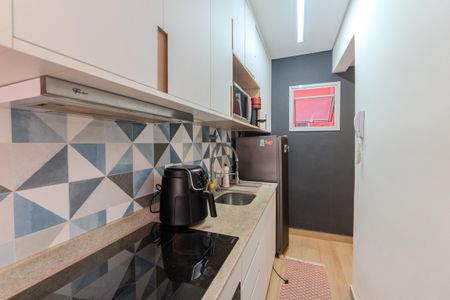 Cozinha de apartamento à venda com 1 quarto, 30m² em Bela Vista, São Paulo