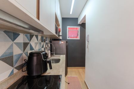 Cozinha de apartamento à venda com 1 quarto, 30m² em Bela Vista, São Paulo