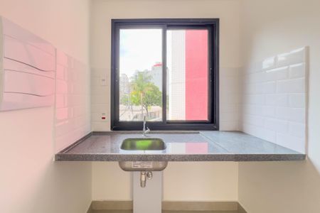 Cozinha de apartamento para alugar com 1 quarto, 30m² em Vila Mariana, São Paulo