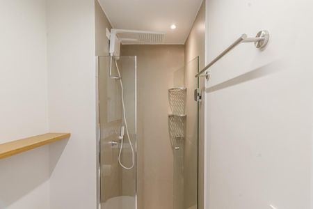 Apartamento para alugar com 26m², 1 quarto e sem vaga Apartamento para alugar com 26m², 1 quarto e sem vagaBanheiro da Suíte