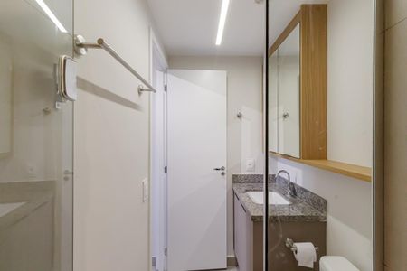 Apartamento para alugar com 26m², 1 quarto e sem vaga Apartamento para alugar com 26m², 1 quarto e sem vagaBanheiro da Suíte
