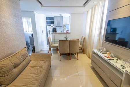 sala de apartamento à venda com 2 quartos, 47m² em São João Batista, Belo Horizonte