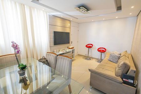 sala de apartamento à venda com 2 quartos, 47m² em São João Batista, Belo Horizonte