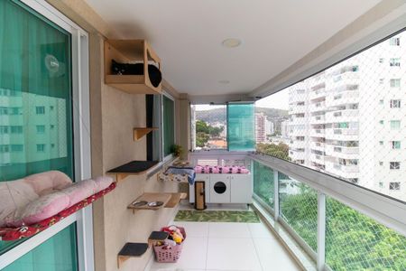 Varanda da Sala de apartamento à venda com 2 quartos, 71m² em Santa Rosa, Niterói