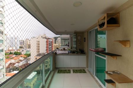 Varanda da Sala de apartamento à venda com 2 quartos, 71m² em Santa Rosa, Niterói