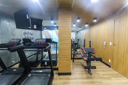 Studio para alugar com 37m², 2 quartos e sem vaga Studio para alugar com 37m², 2 quartos e sem vagaÁrea comum - Academia