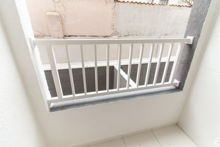 Studio para alugar com 37m², 2 quartos e sem vaga Studio para alugar com 37m², 2 quartos e sem vagaVaranda e Área de Serviço