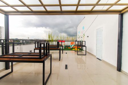 Studio para alugar com 37m², 2 quartos e sem vaga Studio para alugar com 37m², 2 quartos e sem vagaTerraço - Churrasqueira