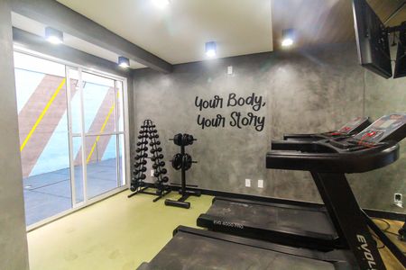 Studio para alugar com 37m², 2 quartos e sem vaga Studio para alugar com 37m², 2 quartos e sem vagaÁrea comum - Academia