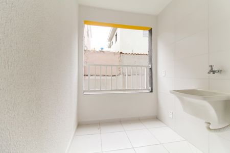 Studio para alugar com 37m², 2 quartos e sem vaga Studio para alugar com 37m², 2 quartos e sem vagaVaranda e Área de Serviço