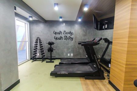 Studio para alugar com 37m², 2 quartos e sem vaga Studio para alugar com 37m², 2 quartos e sem vagaÁrea comum - Academia