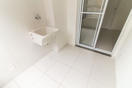 Studio para alugar com 37m², 2 quartos e sem vaga Studio para alugar com 37m², 2 quartos e sem vagaVaranda e Área de Serviço