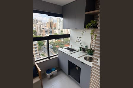 Varanda  de apartamento à venda com 4 quartos, 145m² em Santo Antônio, Belo Horizonte