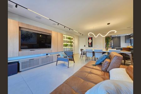 Sala  de apartamento à venda com 4 quartos, 145m² em Santo Antônio, Belo Horizonte