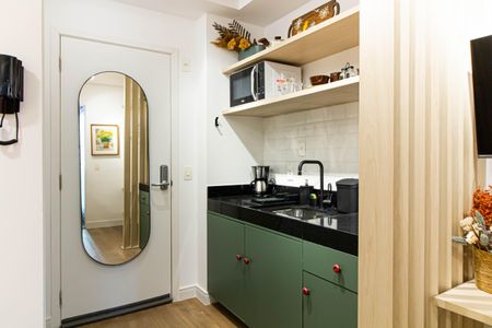 Studio à venda com 26m², 1 quarto e 1 vagaCozinha