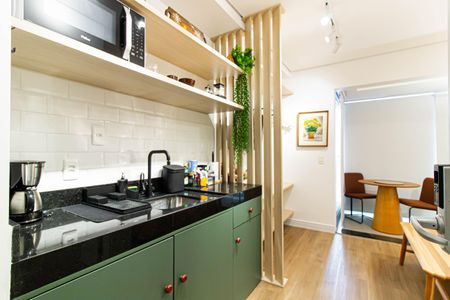 Studio à venda com 26m², 1 quarto e 1 vagaCozinha