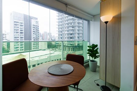 Studio à venda com 26m², 1 quarto e 1 vagaVaranda