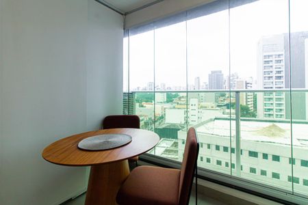 Studio à venda com 26m², 1 quarto e 1 vagaVaranda