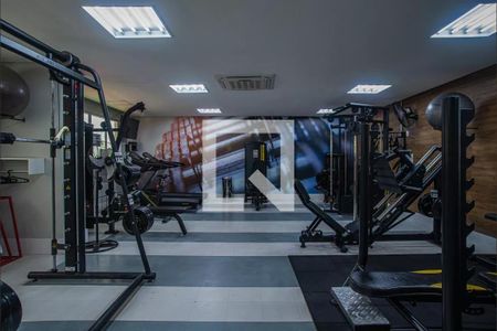 Apartamento para alugar com 40m², 1 quarto e 1 vaga Apartamento para alugar com 40m², 1 quarto e 1 vagaÁrea comum - Academia