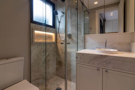 Apartamento para alugar com 77m², 3 quartos e 2 vagasBanheiro da Suíte 1