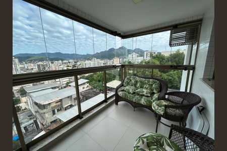 Varanda da Sala de apartamento à venda com 2 quartos, 79m² em Cachambi, Rio de Janeiro