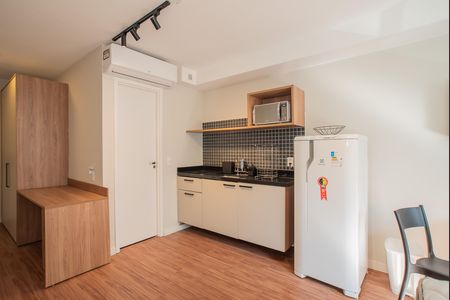 Studio à venda com 43m², 1 quarto e sem vagaCozinha