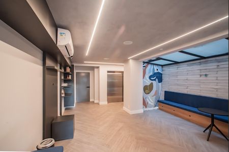 Studio à venda com 43m², 1 quarto e sem vagaHall social/Hall de entrada