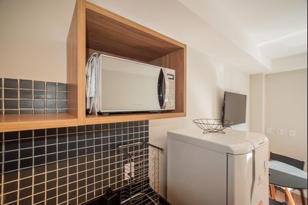 Studio à venda com 43m², 1 quarto e sem vagaCozinha