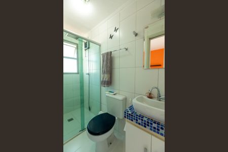 Banheiro de apartamento à venda com 1 quarto, 36m² em Botafogo, Campinas