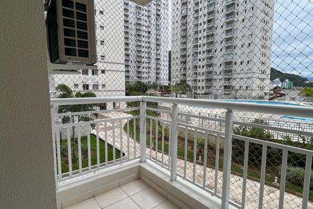 Varanda da Sala de apartamento para alugar com 2 quartos, 64m² em Marapé, Santos