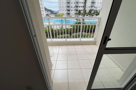 Varanda da Sala de apartamento para alugar com 2 quartos, 64m² em Marapé, Santos