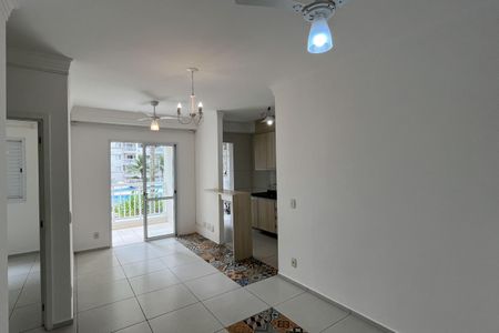 Sala de apartamento para alugar com 2 quartos, 64m² em Marapé, Santos