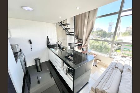 Studio à venda com 42m², 1 quarto e 1 vagaSala/Cozinha