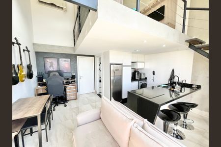 Sala/Cozinha de kitnet/studio à venda com 1 quarto, 42m² em Santana, São Paulo