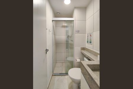 Studio à venda com 43m², 1 quarto e sem vagaBanheiro do Estúdio