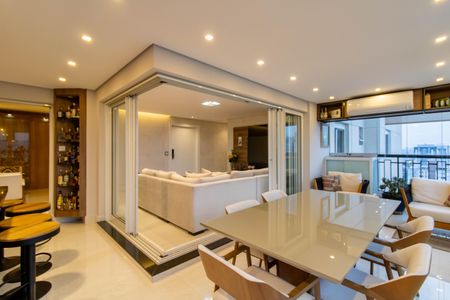 Varanda Gourmet de apartamento à venda com 4 quartos, 182m² em Vila Rosalia, Guarulhos