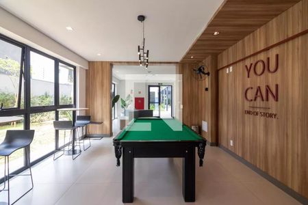 Studio para alugar com 28m², 1 quarto e sem vaga Studio para alugar com 28m², 1 quarto e sem vagaÁrea comum - Sala de Jogos