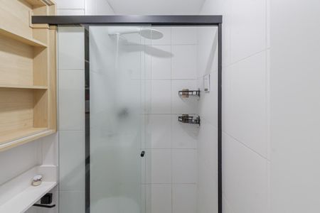 Studio para alugar com 28m², 1 quarto e sem vaga Studio para alugar com 28m², 1 quarto e sem vagaBanheiro da Suíte