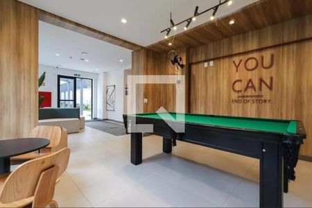 Studio para alugar com 28m², 1 quarto e sem vaga Studio para alugar com 28m², 1 quarto e sem vagaÁrea comum - Sala de Jogos