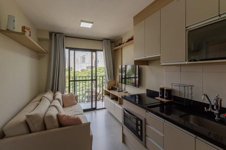 Studio para alugar com 28m², 1 quarto e sem vaga Studio para alugar com 28m², 1 quarto e sem vagaSala e Cozinha