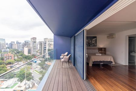 Varanda de apartamento para alugar com 1 quarto, 90m² em Vila Olímpia, São Paulo