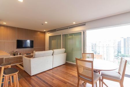 Apartamento para alugar com 90m², 1 quarto e 2 vagas Apartamento para alugar com 90m², 1 quarto e 2 vagasSala