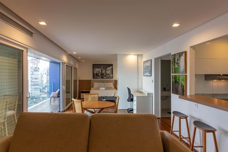 Apartamento para alugar com 90m², 1 quarto e 2 vagas Apartamento para alugar com 90m², 1 quarto e 2 vagasSala de TV