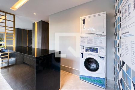 Studio para alugar com 45m², 1 quarto e 1 vagaLavanderia