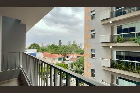 Studio para alugar com 31m², 1 quarto e sem vagaVaranda