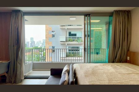 Studio para alugar com 31m², 1 quarto e sem vagaVaranda